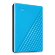 Wd MY PASSPORT External Hard Drive, 2 TB, USB 3.2, Sky Blue WDBYVG0020BBL